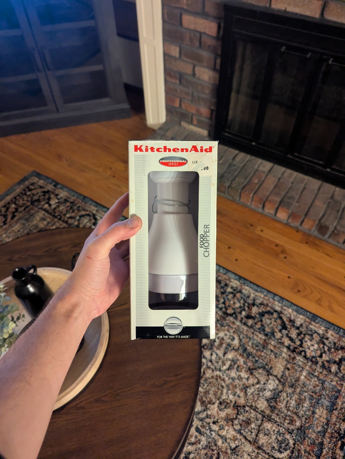 KitchenAid Manual Hand Food Chopper: Model KG304WH (Brand New)