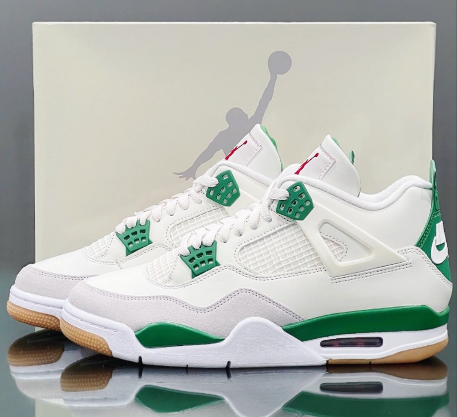 Jordan 4 SB Pine Green Mid Top shoes Us Size 7-12