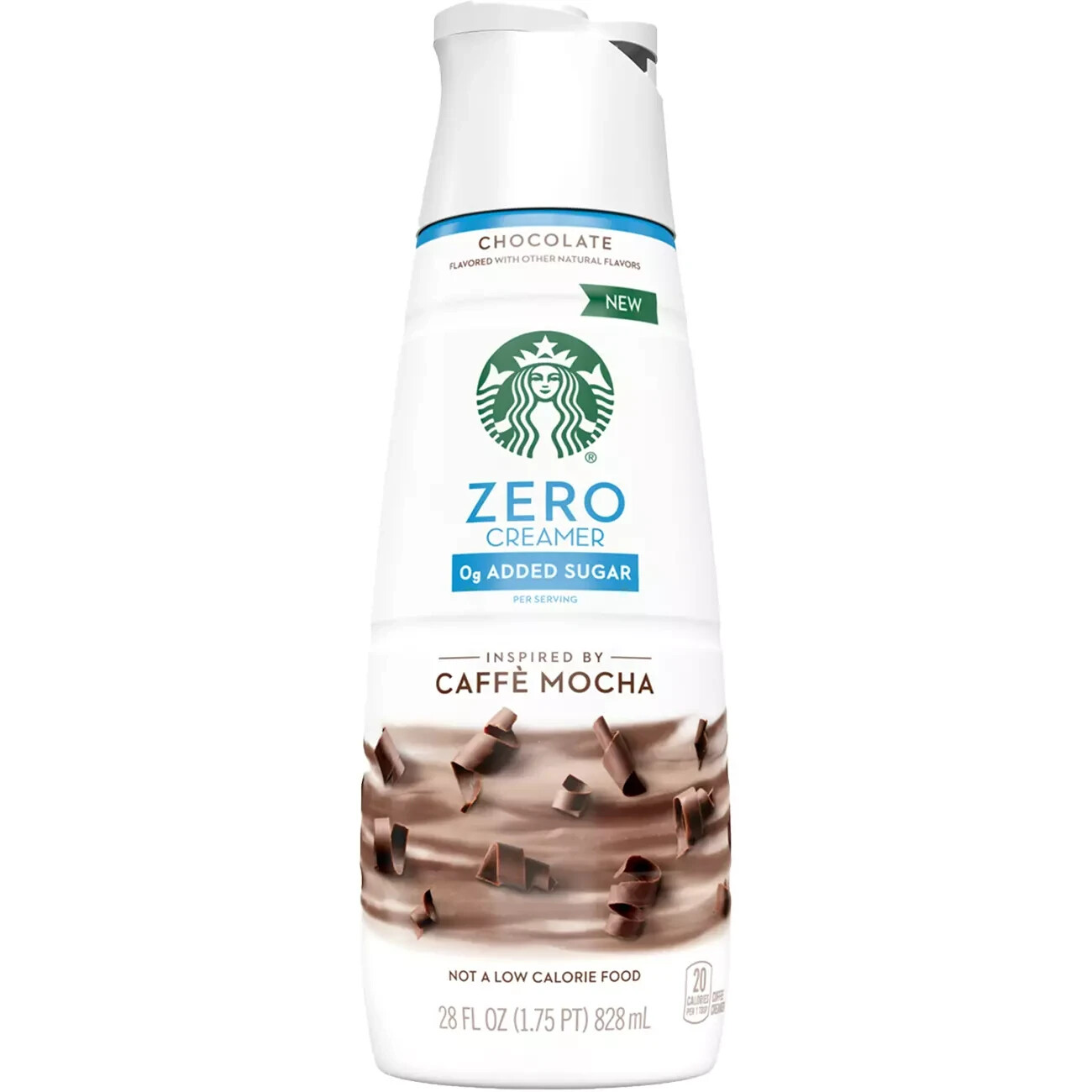 Starbucks Zero Added Sugar Creamer - Cafe Mocha 28 oz - pack of 2