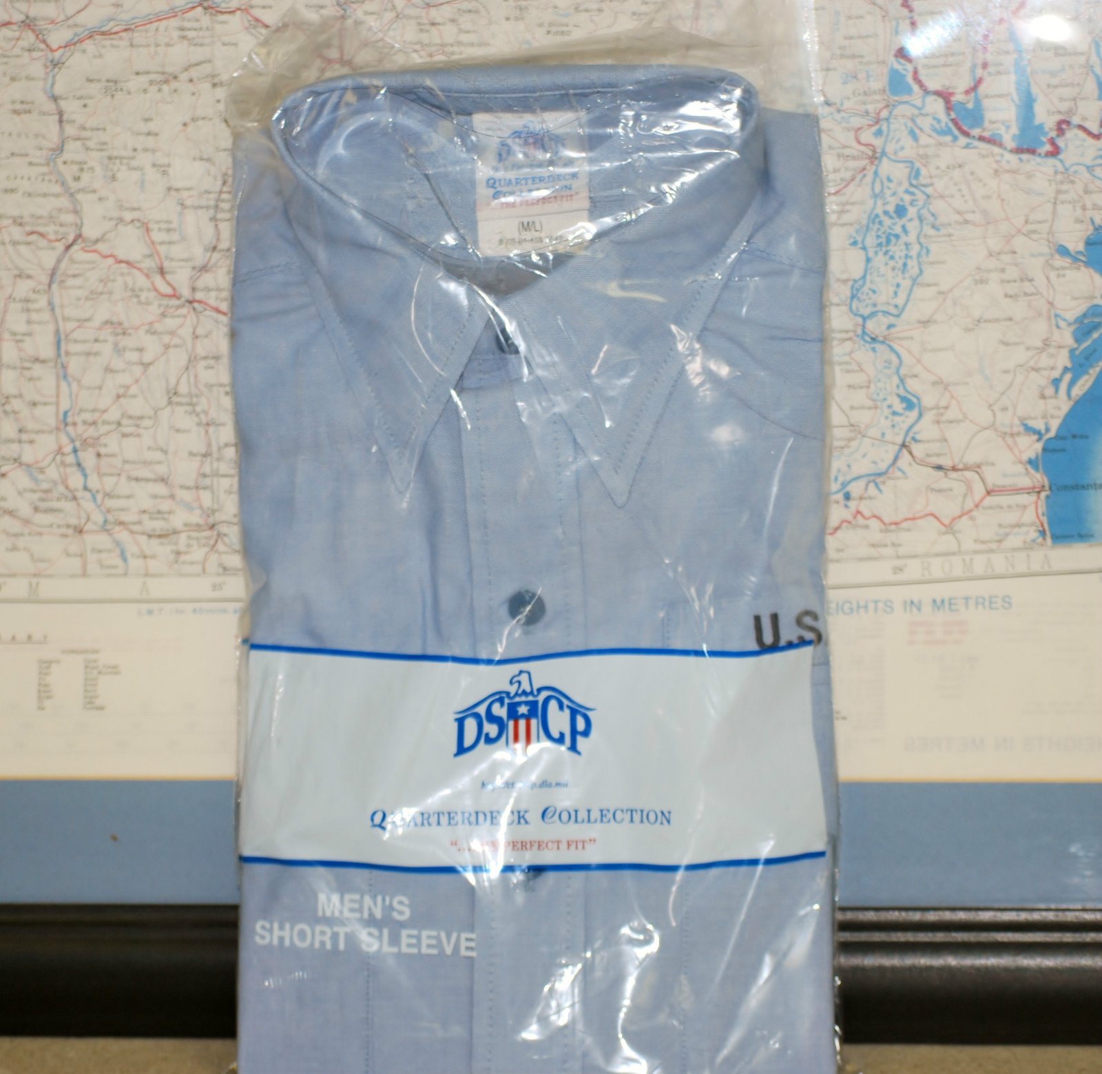 US Navy Short Sleeve Chambray Work Shirt - New - X Large