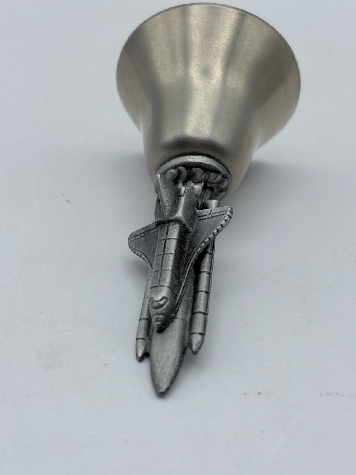Vintage NASA Souvenir Pewter Bell 3.25" Tall - SPACE SHUTTLE