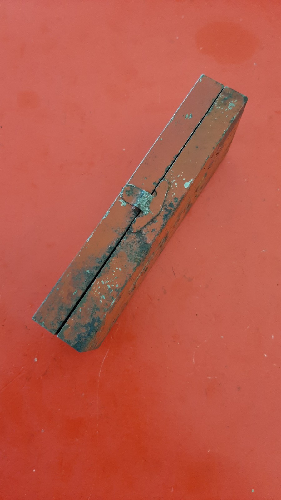 Vintage Snap-On Tools USA Socket Wrench Box Metal 6”x 2.5” Steel Case Only