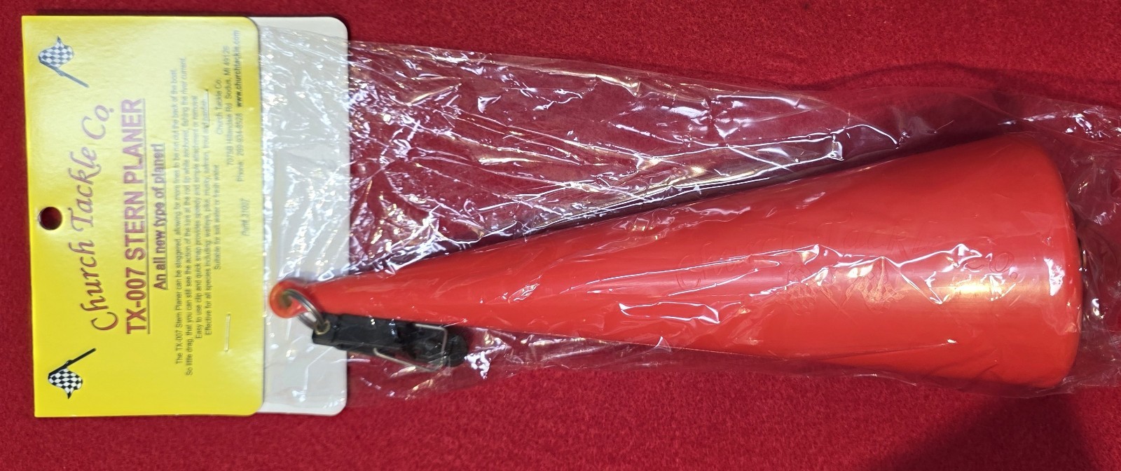 CHURCH TACKLE TX-007 STERN PLANER,  # 31007