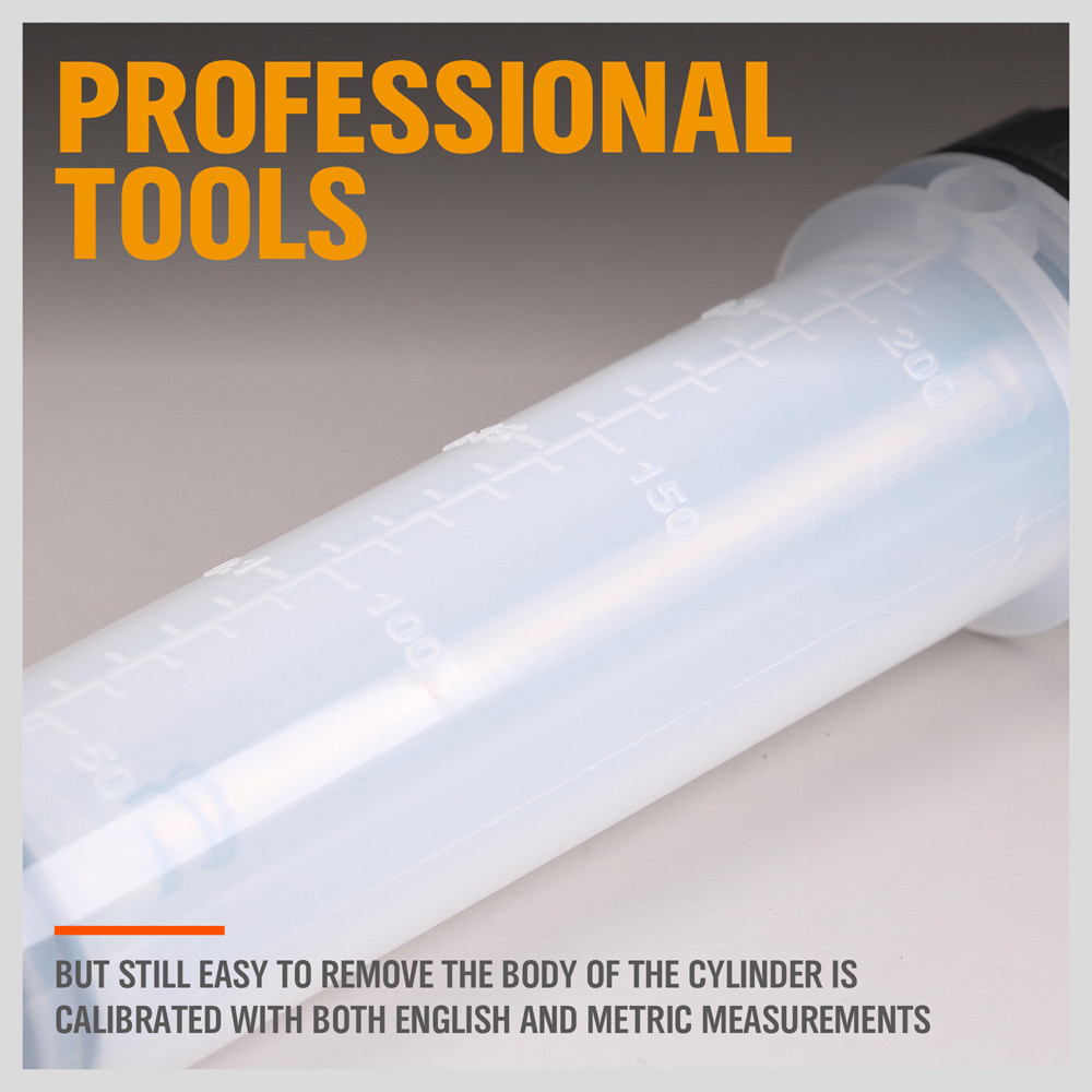 2X 200cc Automotive Fluid Extraction Filling Syringe Kit Vacuum Pump Oil Changer