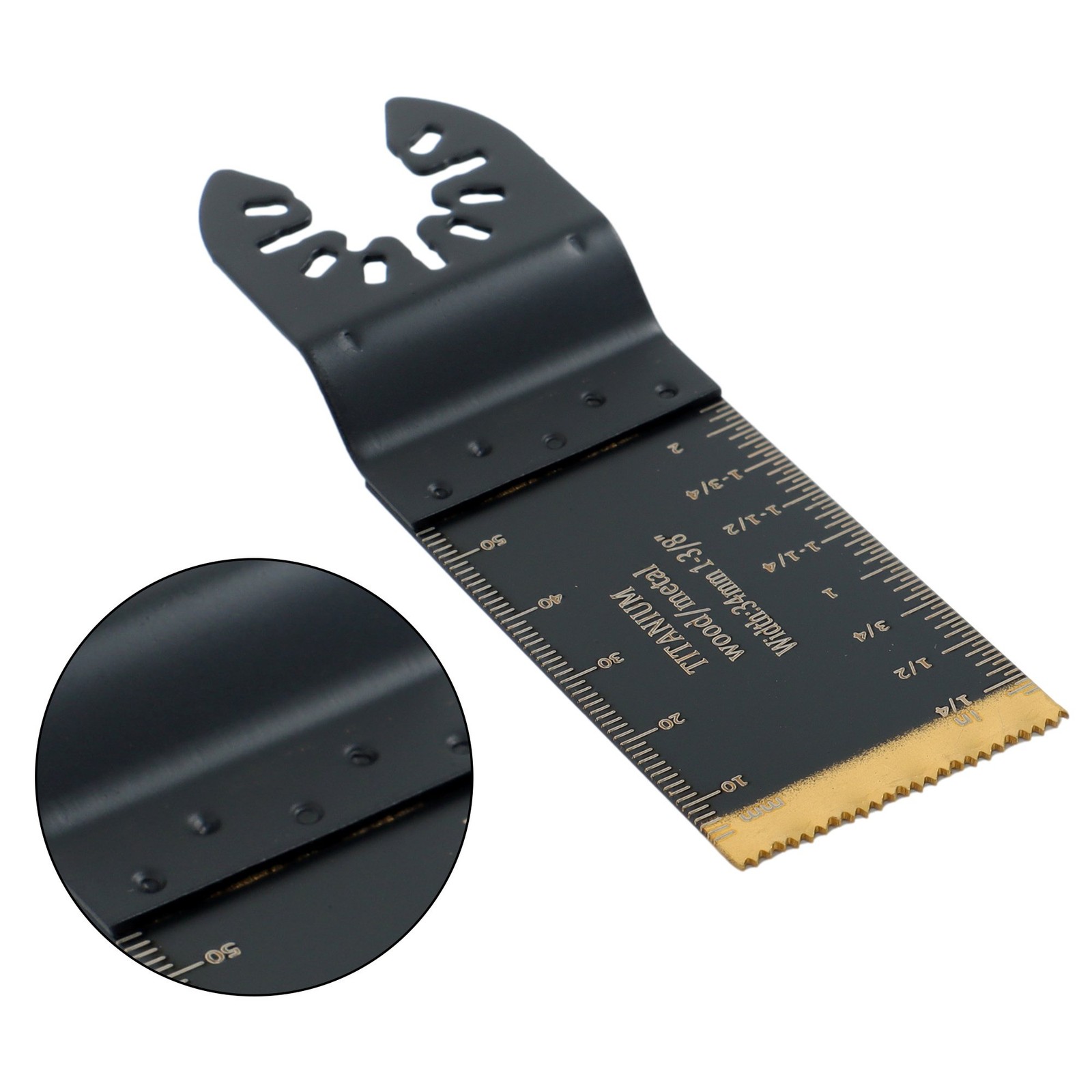 20 PCS Titanium Oscillating Tool Blades Metal Cutting Universal Multitool Blades