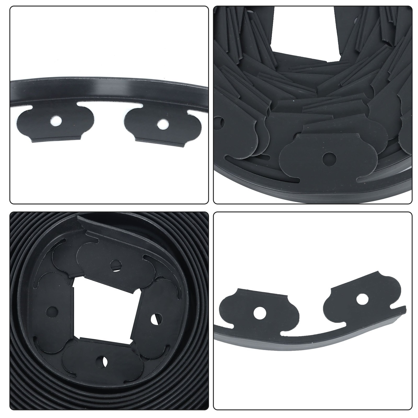 No Dig Garden Border Lawn Edging Roll Kit For Garden Brown & Black Landscape