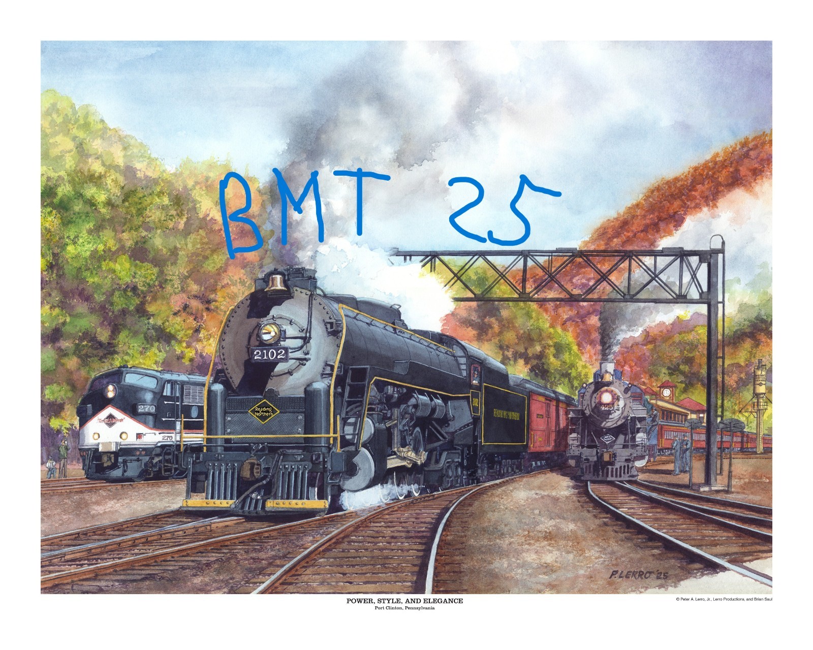 Power, Style & Elegance Reading & Northern # 2102  Print  Peter Lerro Jr