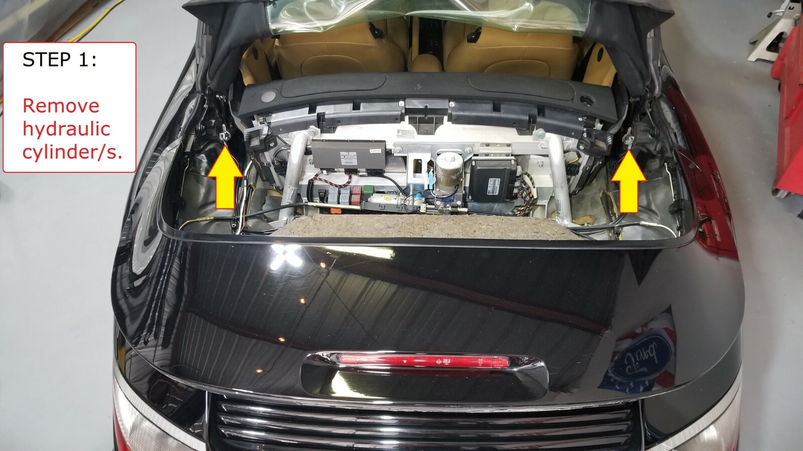 Porsche 911 Convertible Top Hydraulics RESTORATION SERVICES 996 997 ( 24HR )