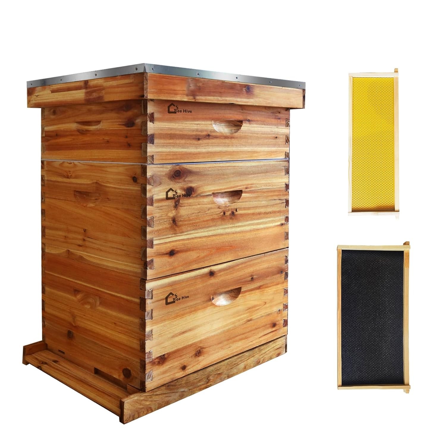 Beehive Kit 30 Frame Complete Box Kit (20 Deep & 10 Medium) Beekeeping Beginner