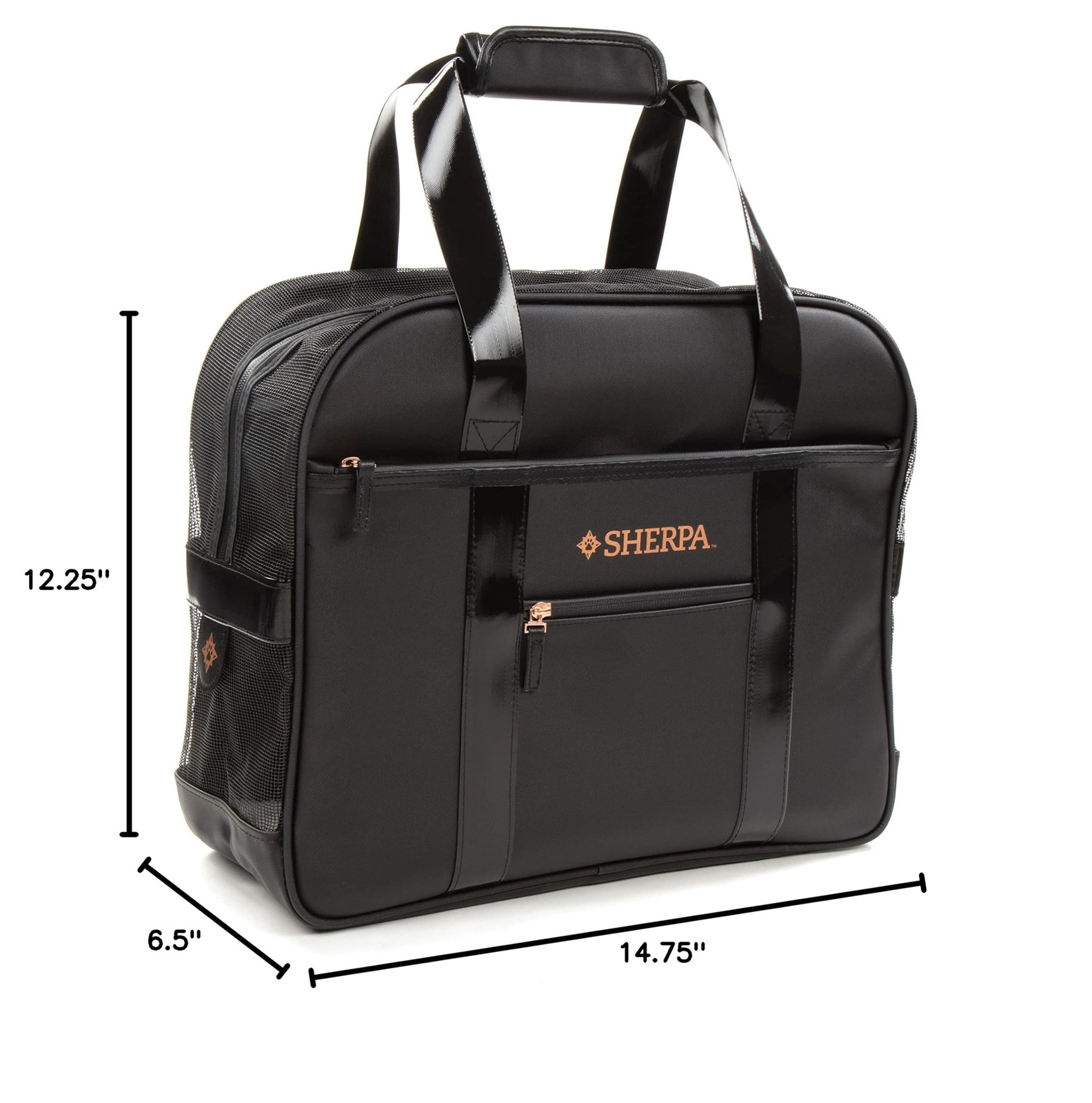 Sherpa Tote Around Town Travel Pet Carrier with Stay Clean Technology - Black...