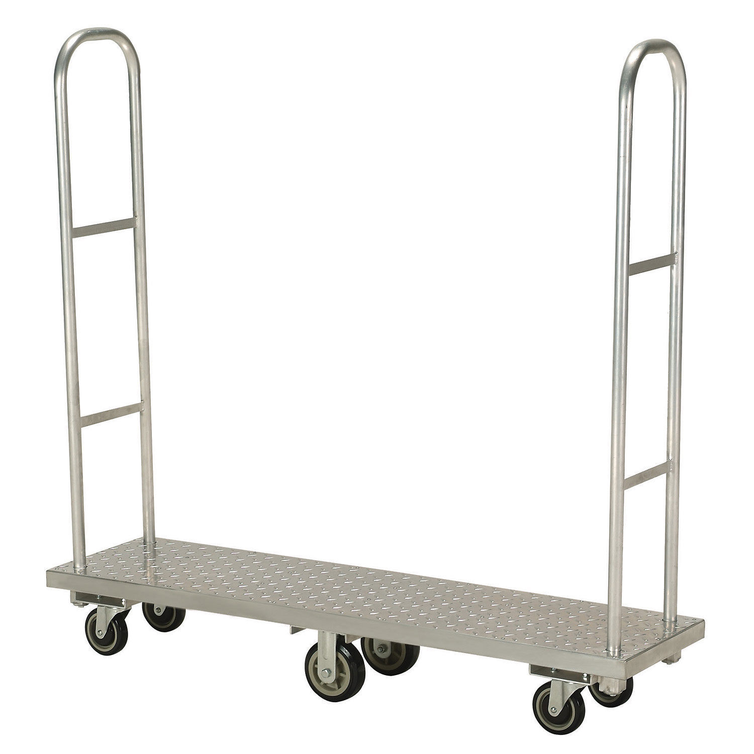 Aluminum Deck Narrow Aisle High End Narrow Aisle U-Boat Platform Truck 63 x 16