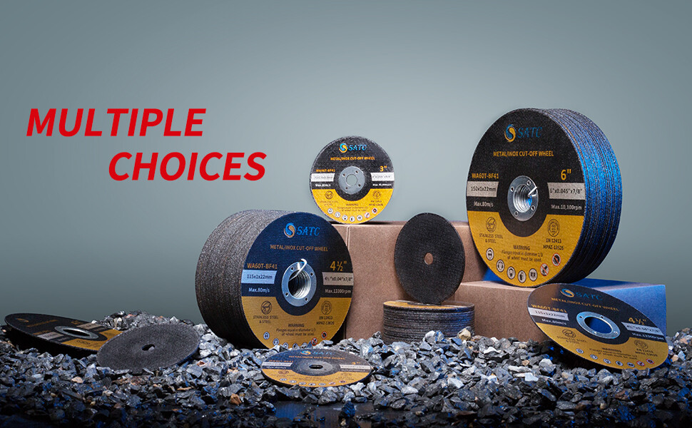 50 Pack Cut Off Wheels 4-1/2" Metal & Stainless Steel Angle Grinder Cutting Disc