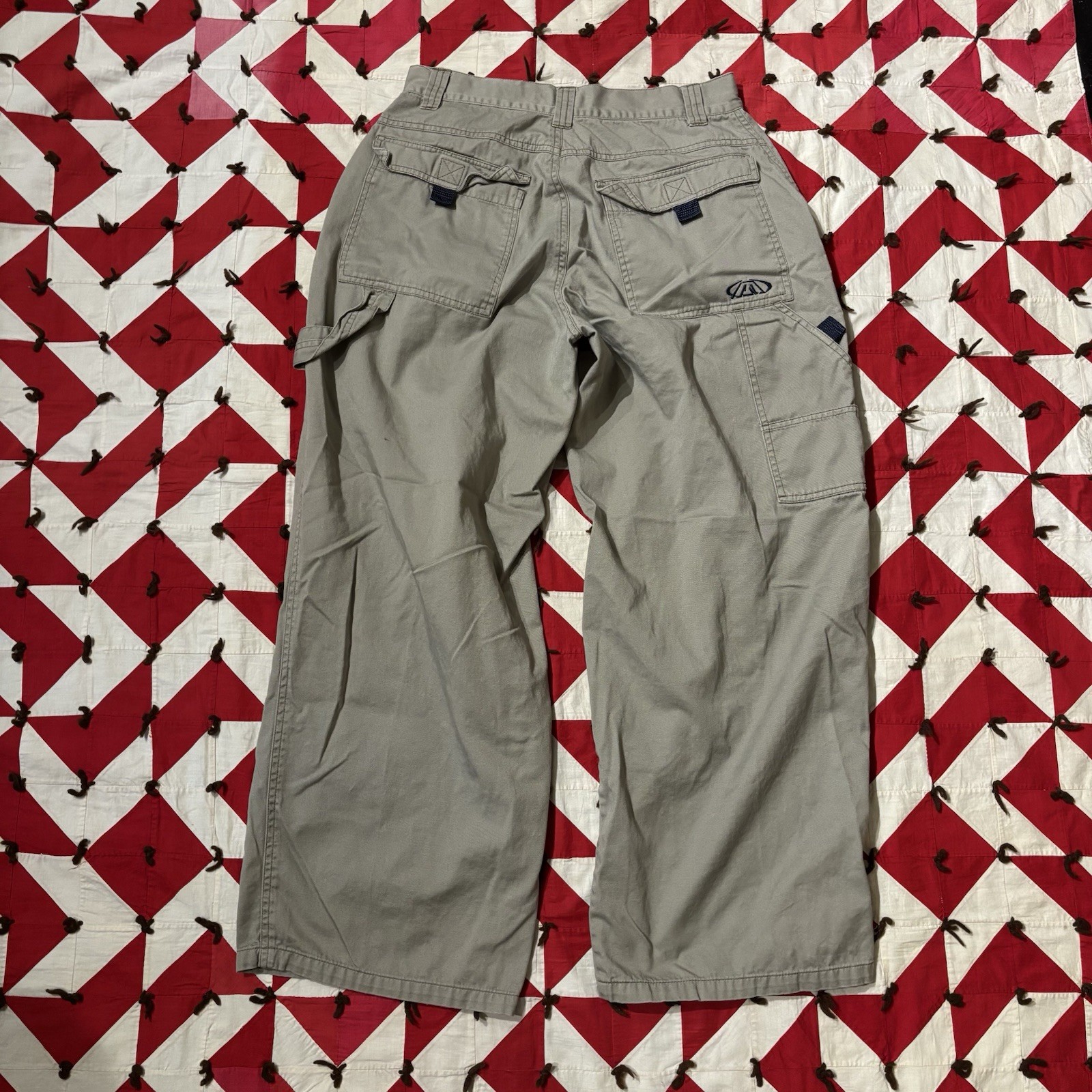 Vintage Y2K Masters Of Architectural Clothing Pants Raver As Is Worn Beige