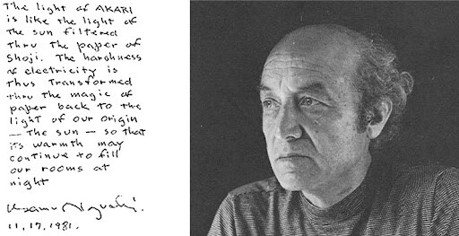 Isamu Noguchi AKARI 21A Pendant Lamp Shade and Frame Set W660mm H290mm (φ660mm)