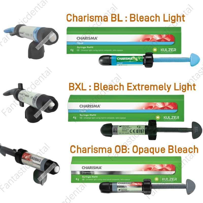 Dental KULZER CHARISMA Diamond OB Light Cure Composite Resin BL BXL Super White