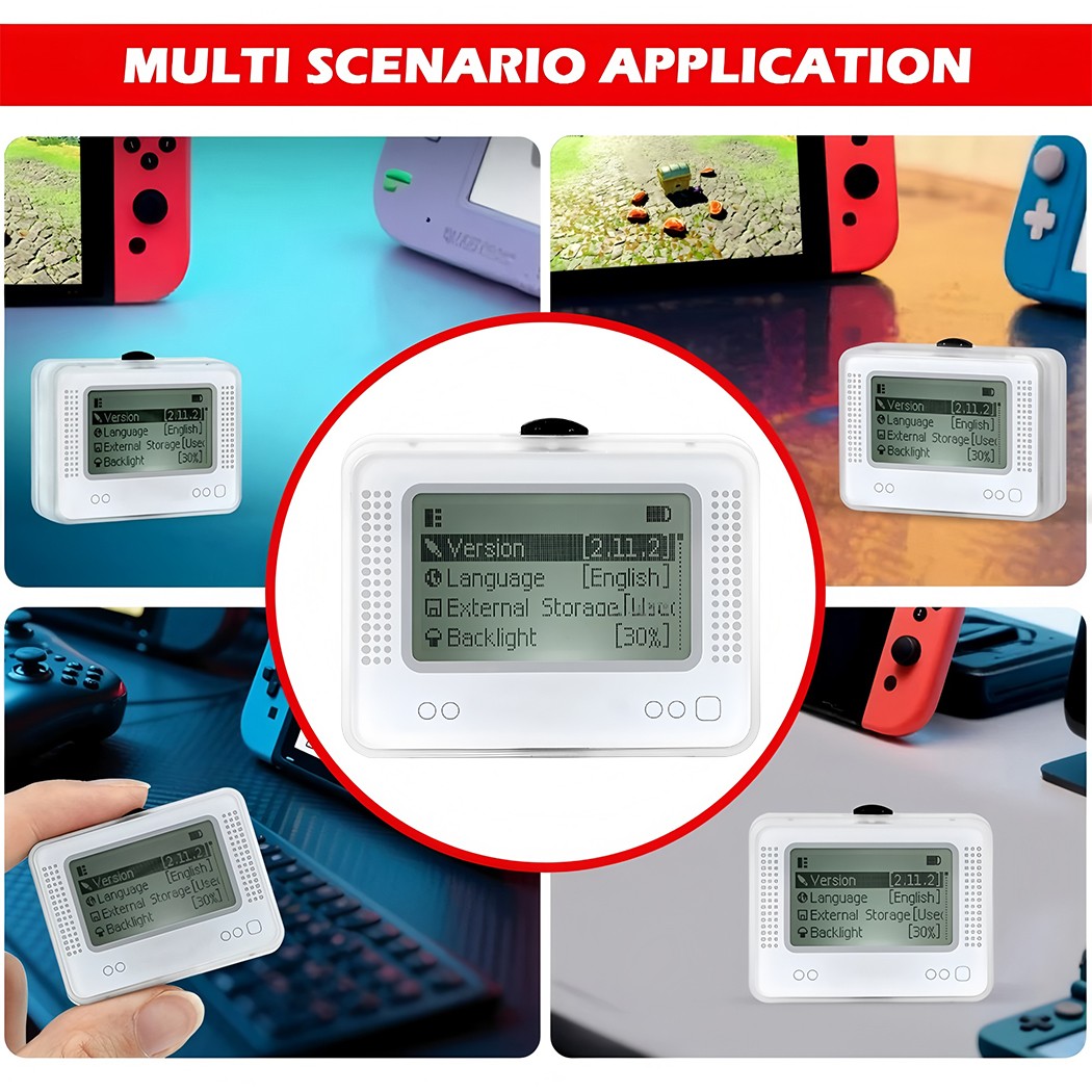 For Amiibo NFC Tag Emulator Bluetooth-Compatible Emulator for Nintendo Switch