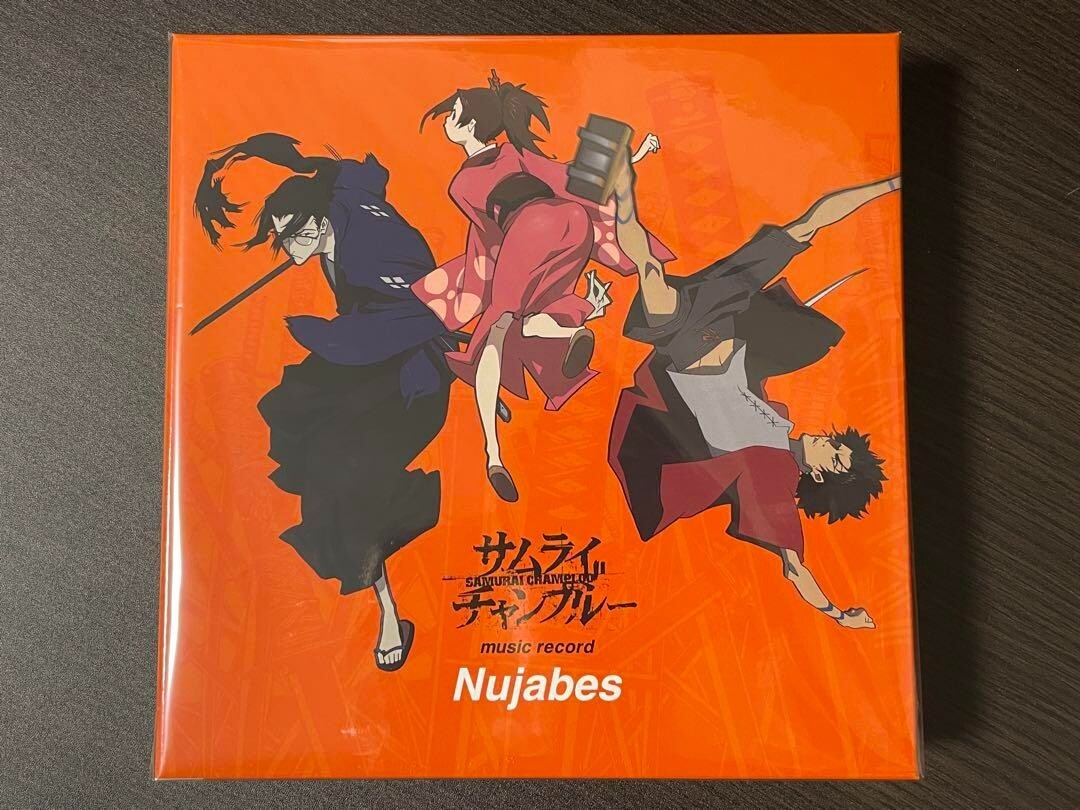 Samurai Champloo Music Record Nujabes 7inch Single Vinyl LP Records Box Set DHL