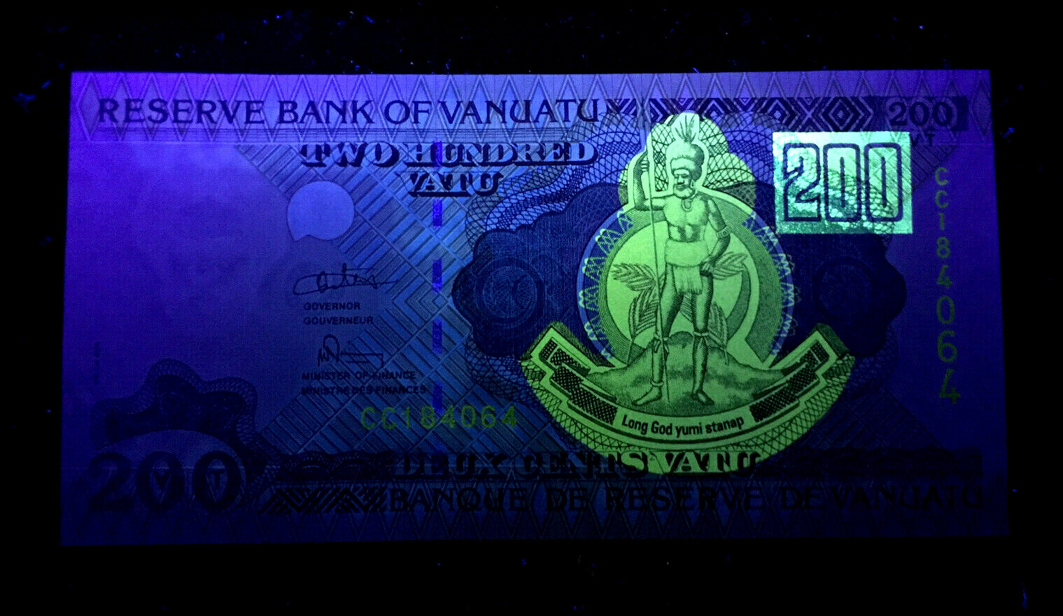Vanuatu 200 Vatu 1995 Banknote World Paper Money UNC Currency Bill Note