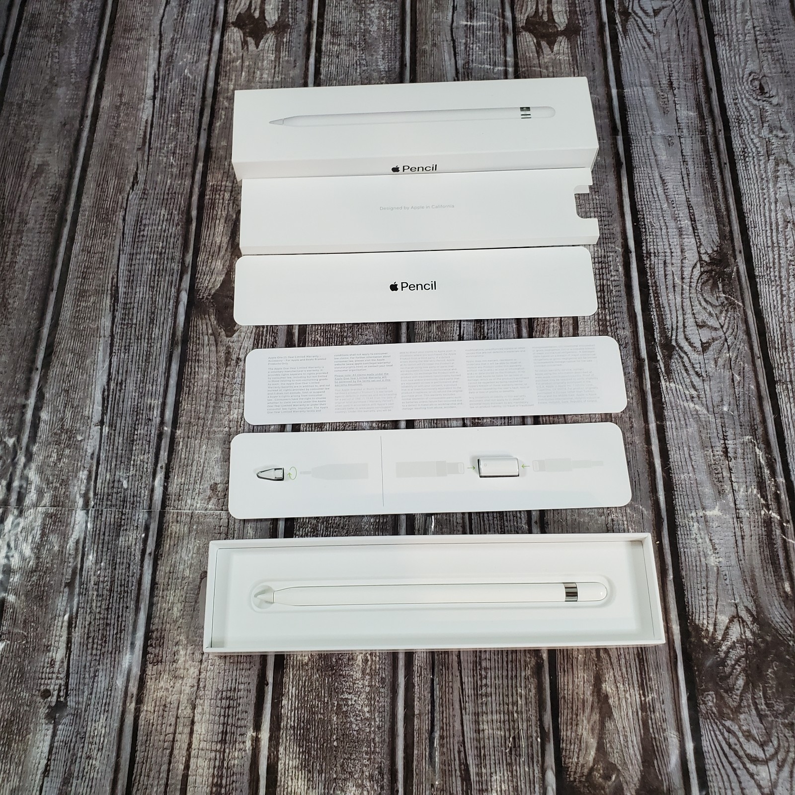 Apple Pencil 1st Generation with Lightning Adapter And Extra Tip