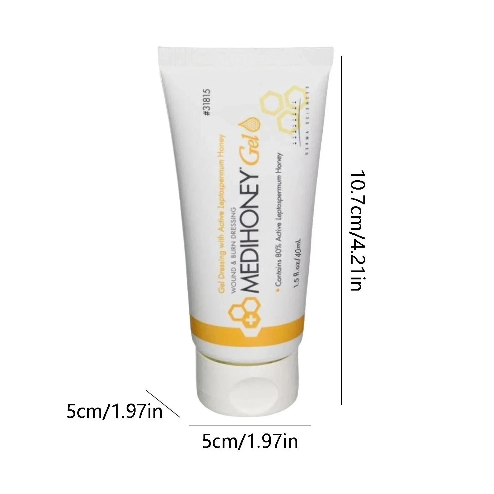 Medi*Honey - 1.5 oz Gel Wound Care & Dressings Tube Medical Grade Honey Gel 40ml