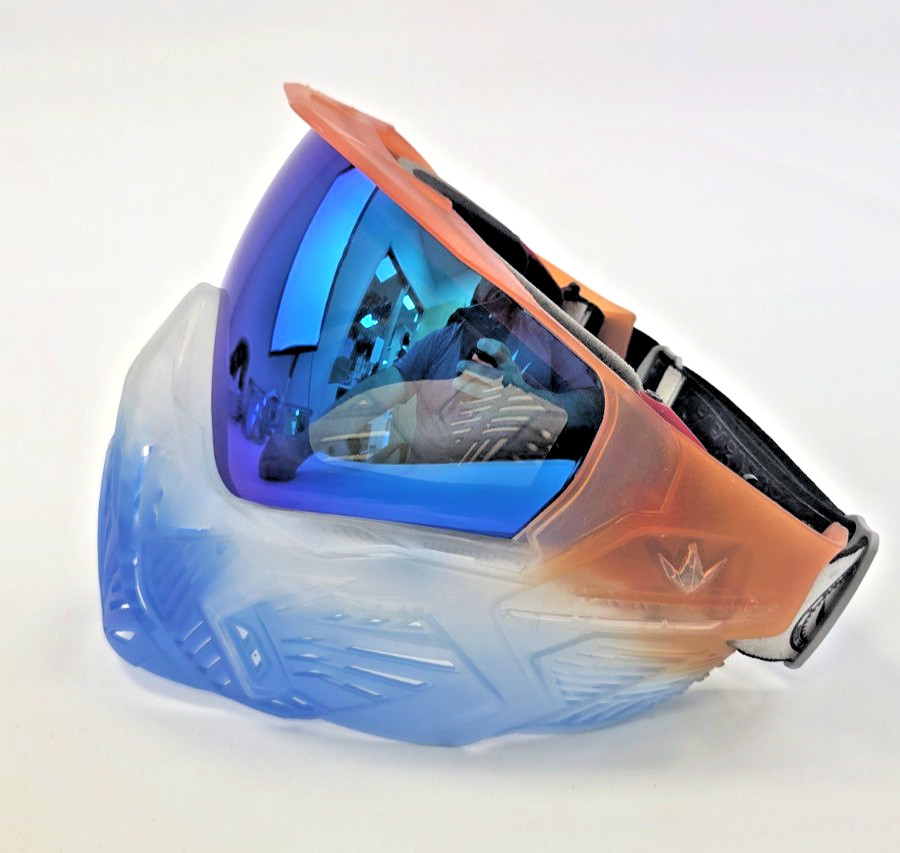 Bunkerkings CMD Goggle Clear Dyed Red, White, Blue