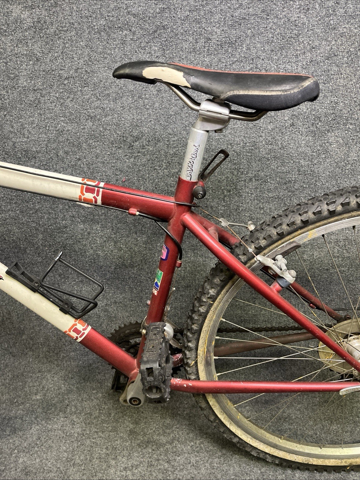BARRACUDA A2B “TREE AMIGOS” Red/White MOUNTAIN BIKE OG DURANGO, CO RARE 1994