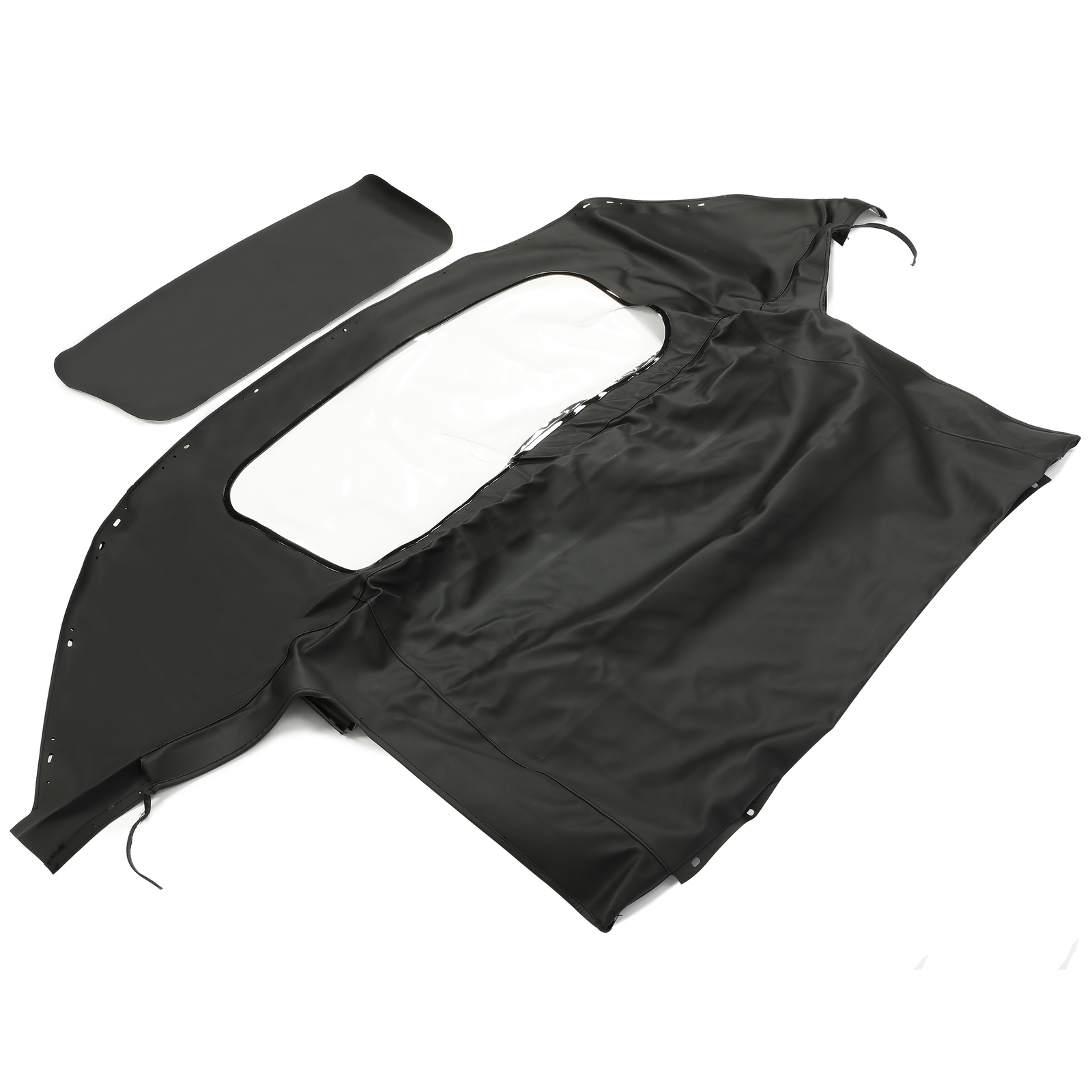 For Mazda Miata 1990-2005 Soft Top Convertible Window Black & Clear Cabrio