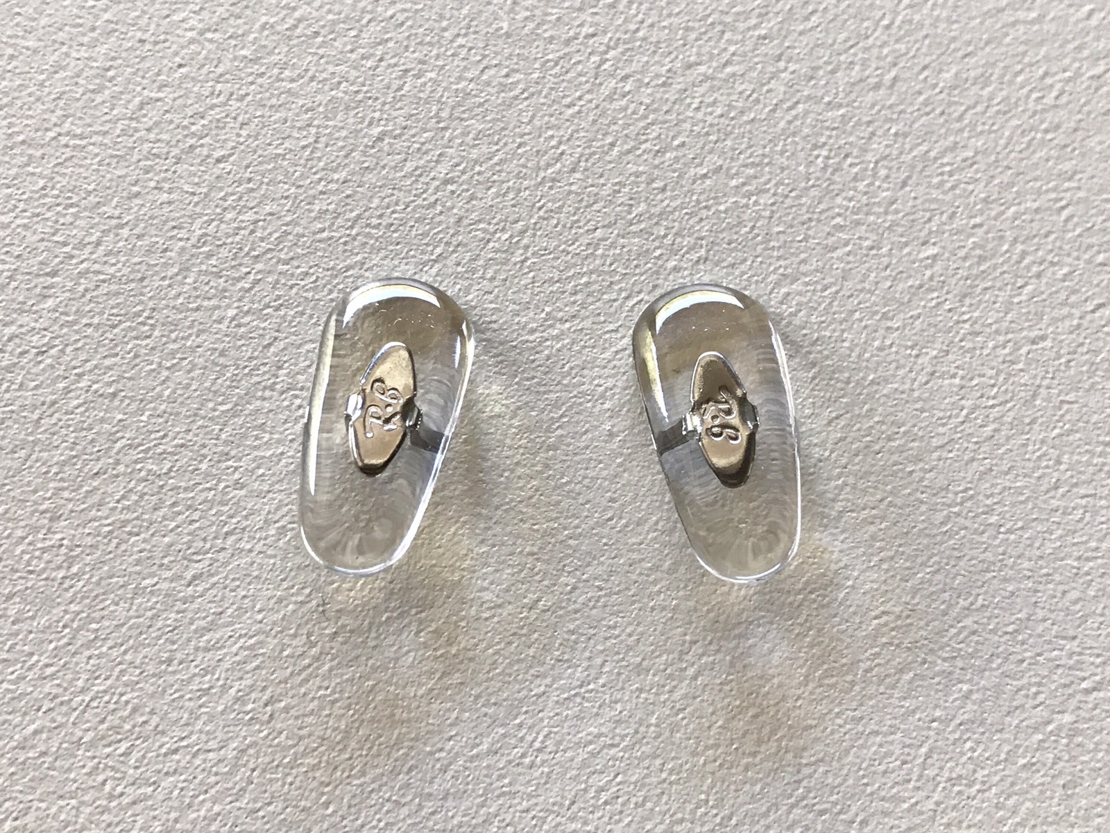 New Replacement 2pc Nose Pads Ray Ban Eye Glasses Sunglasses Crimp On USA Seller