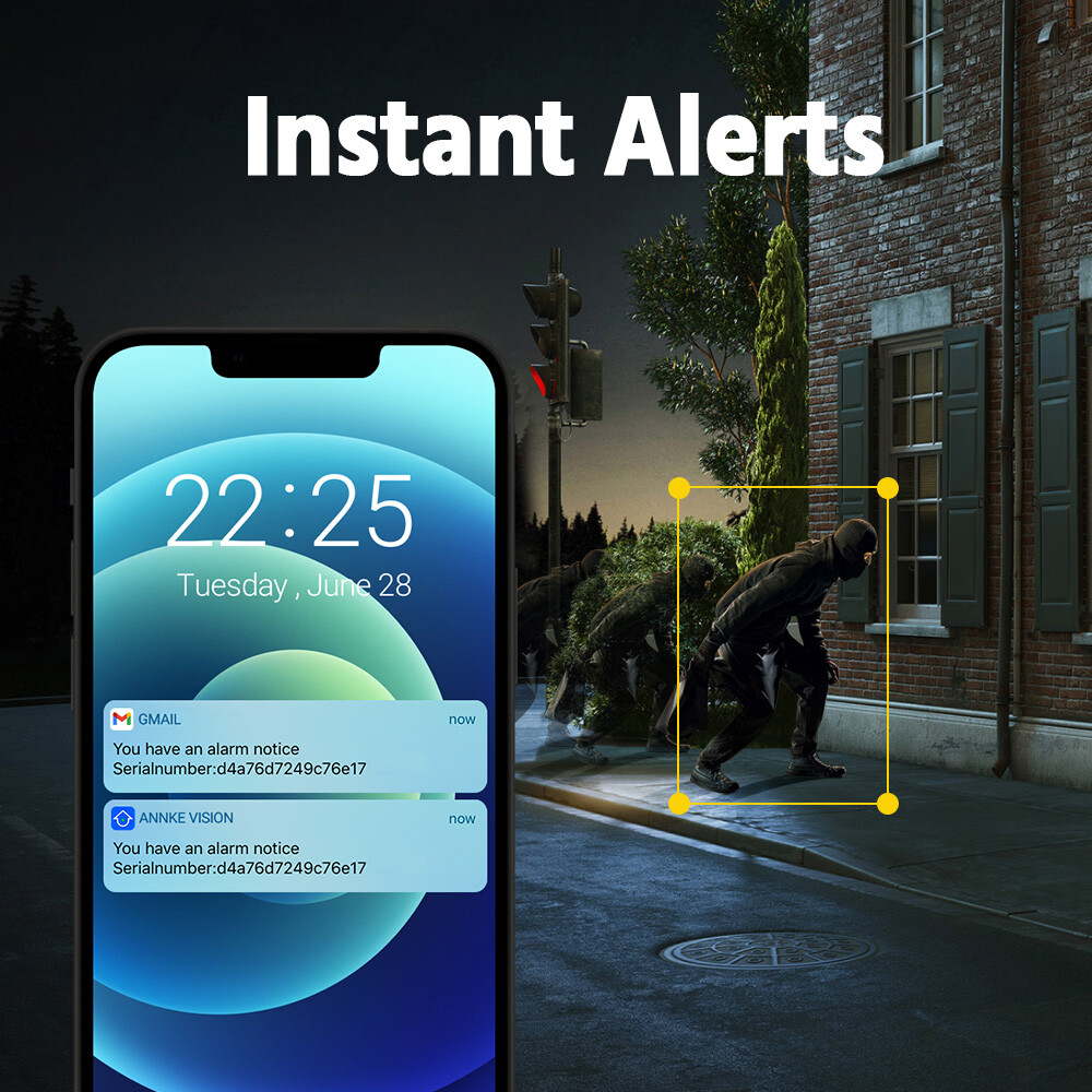 ANNKE 12MP 16CH 8CH NVR 8MP Audio PoE Security Camera System AI Detection H.265+