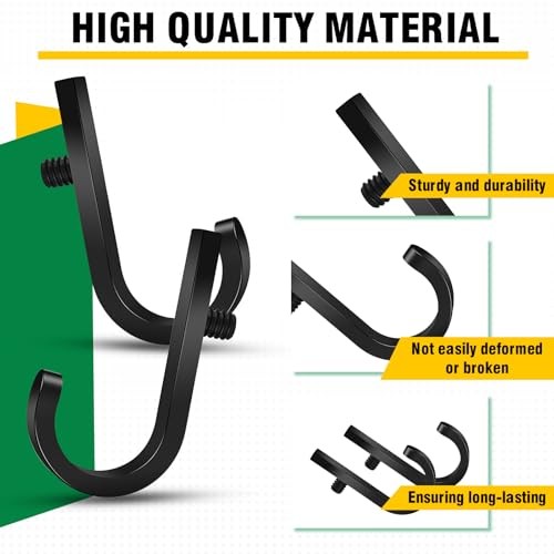 4 Pack Storage Shed Hooks Compatible with Suncast/Crafstman, Storage Shed