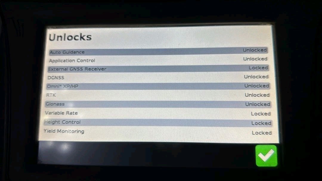 Trimble CFX-750 RTK Auto Guidance SC Unlocked | AG25 Antenna | US STOCK