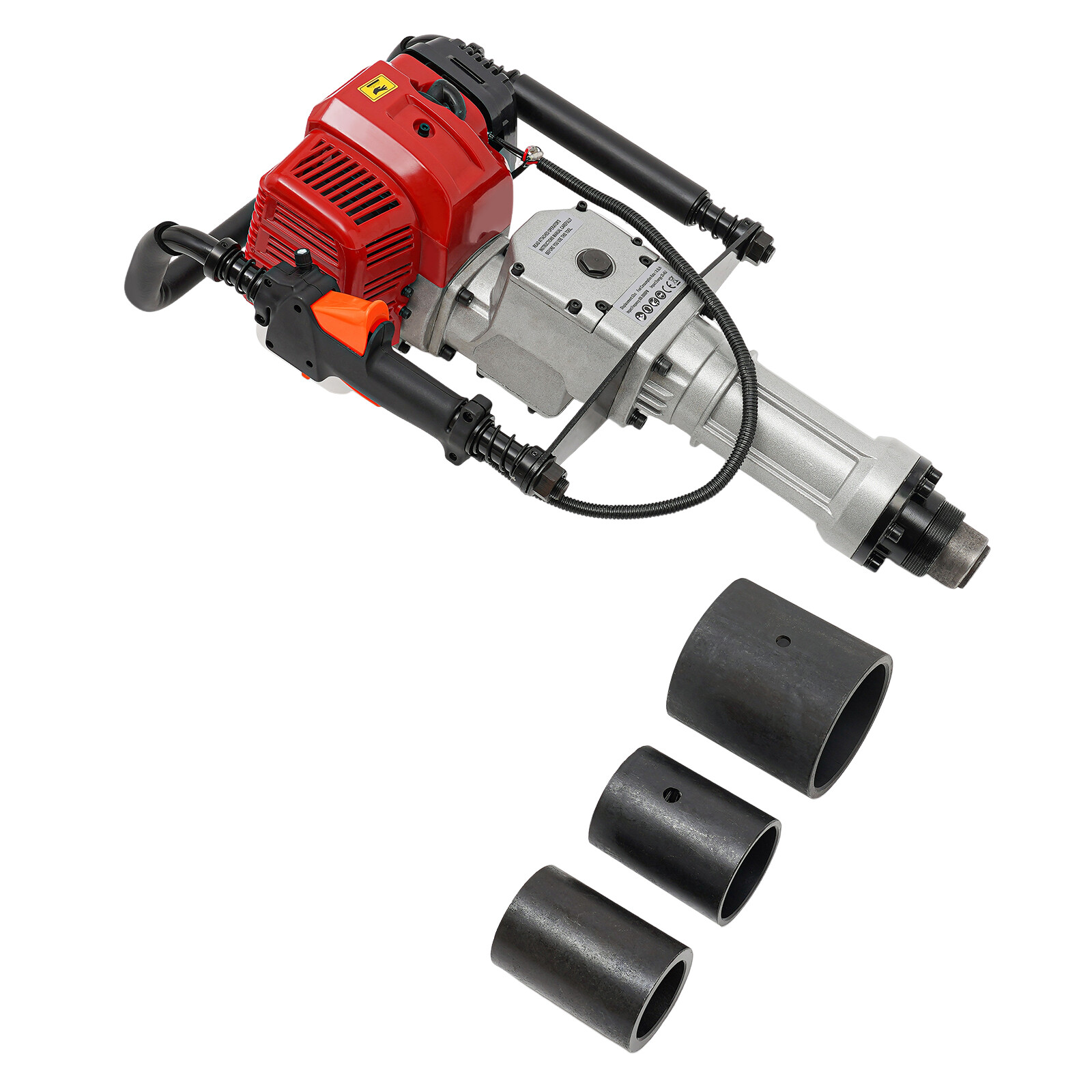 Mixed Oil Powered Pile Driver 52 CC Post Driver Two Stroke Post Driver Air Cool