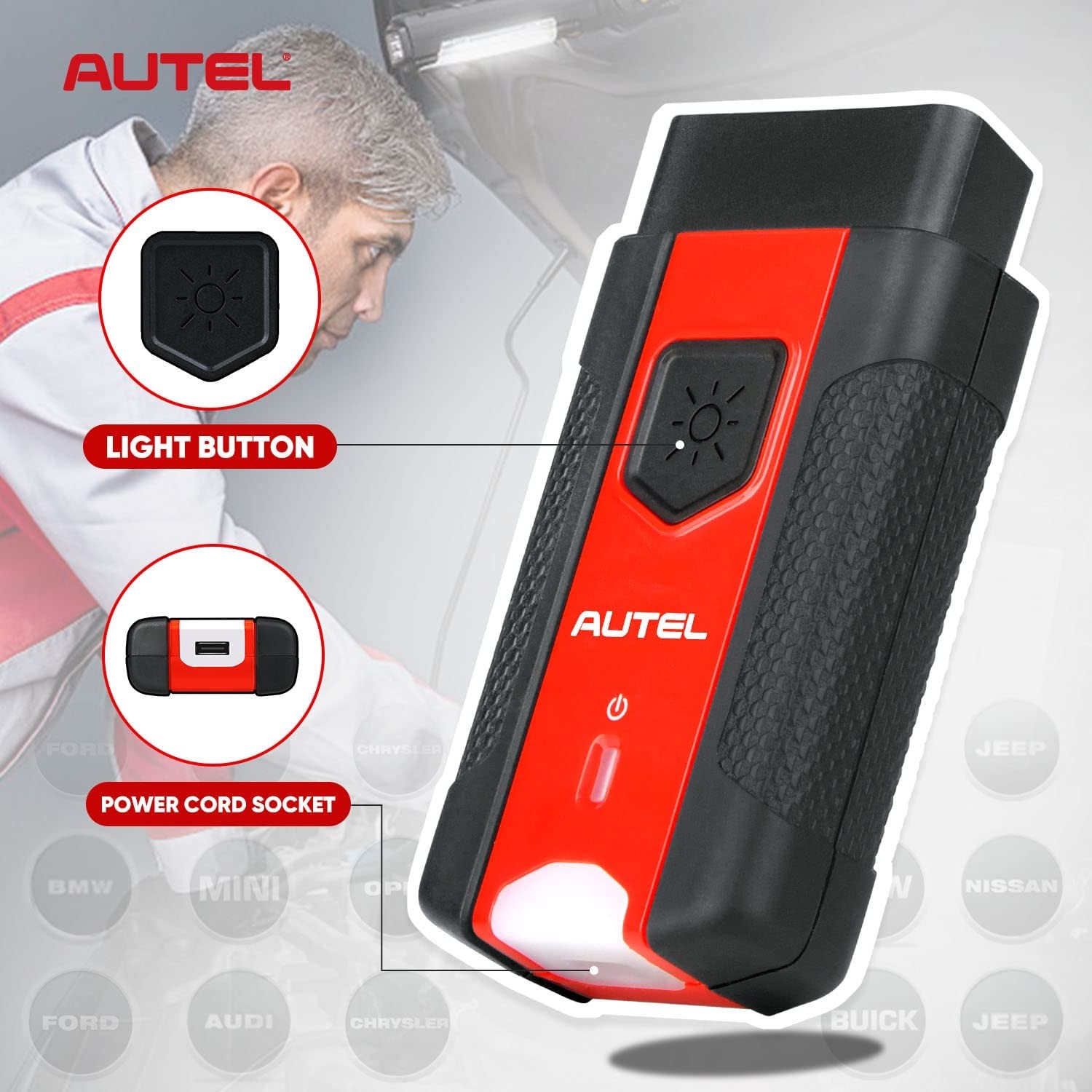 AUTEL MaxiVCI V200 Bluetooth Wireless Diagnostic Interface For MS906 PRO ITS600