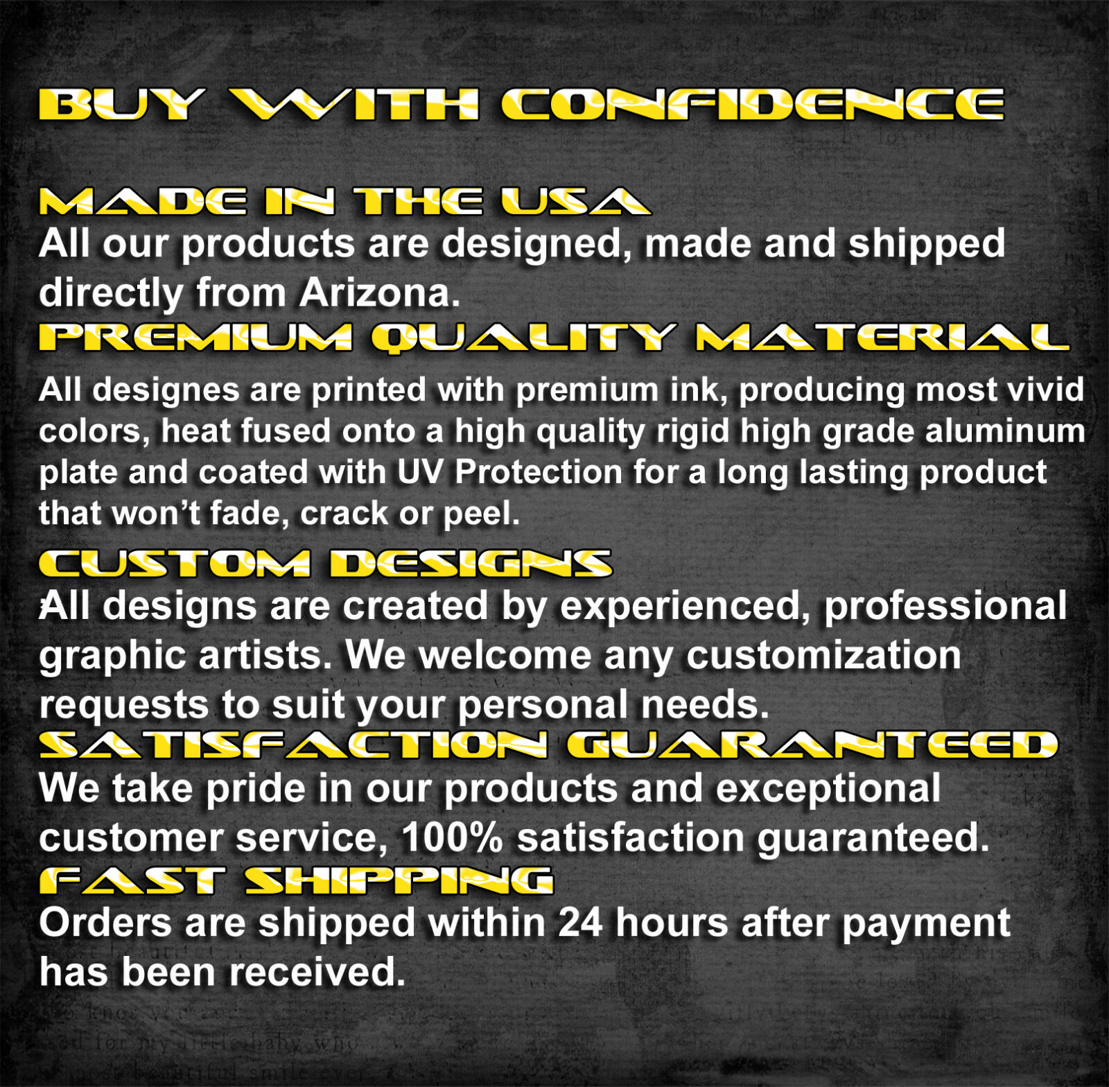 1960s California ANY TEXT Personalized Custom Aluminum FLAT License Plate Tag