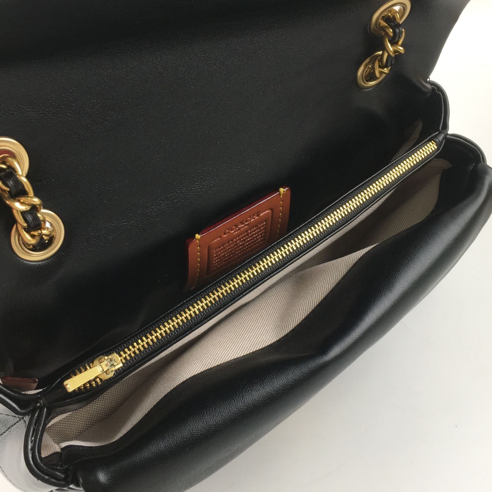 COACH Tabby Shoulder Bag 26 Quilted CP150 Black Nappa Leather Outlet New