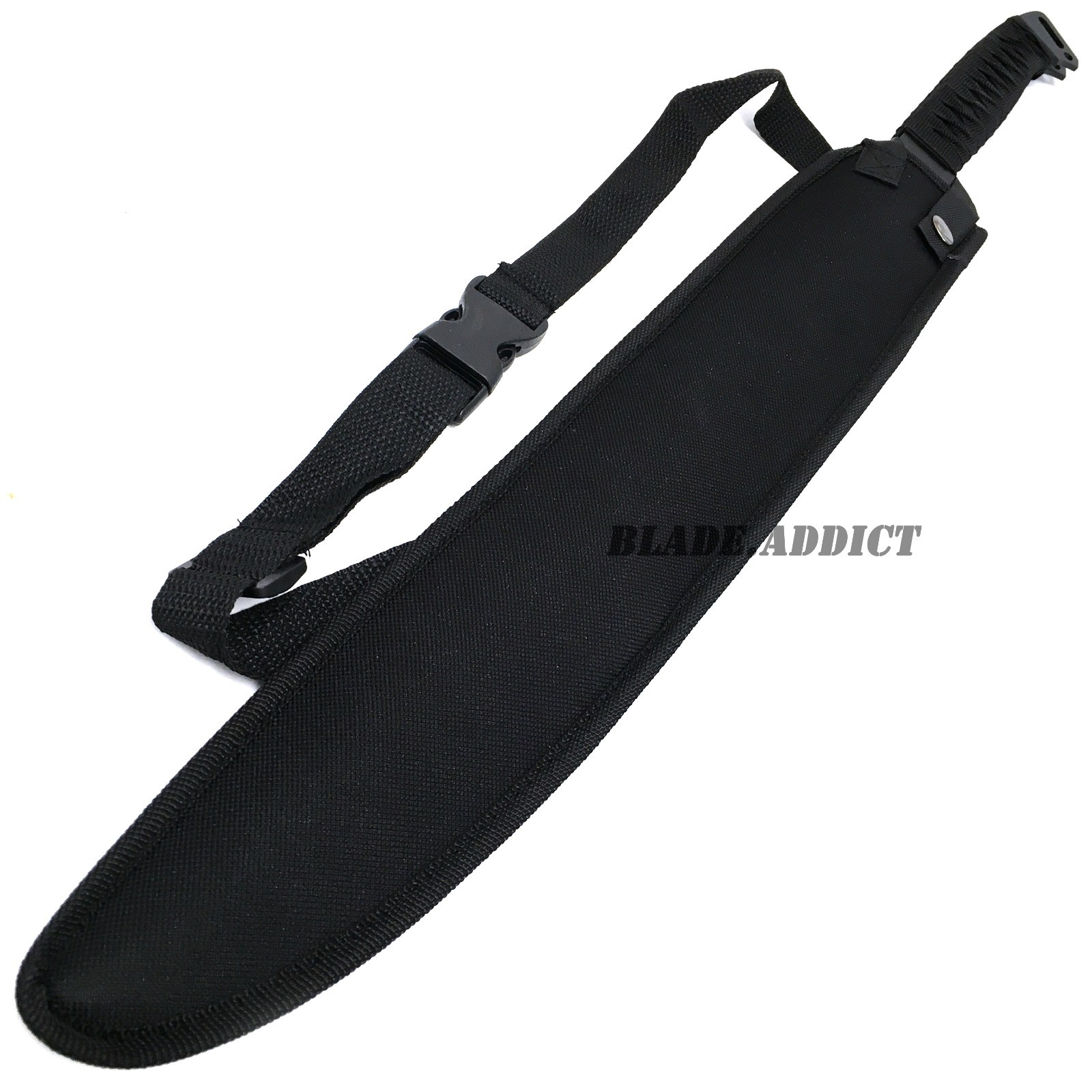 2 PC Ninja Tactical TWIN DUAL Fixed Blade Hunting Machete Combat Sword Katana