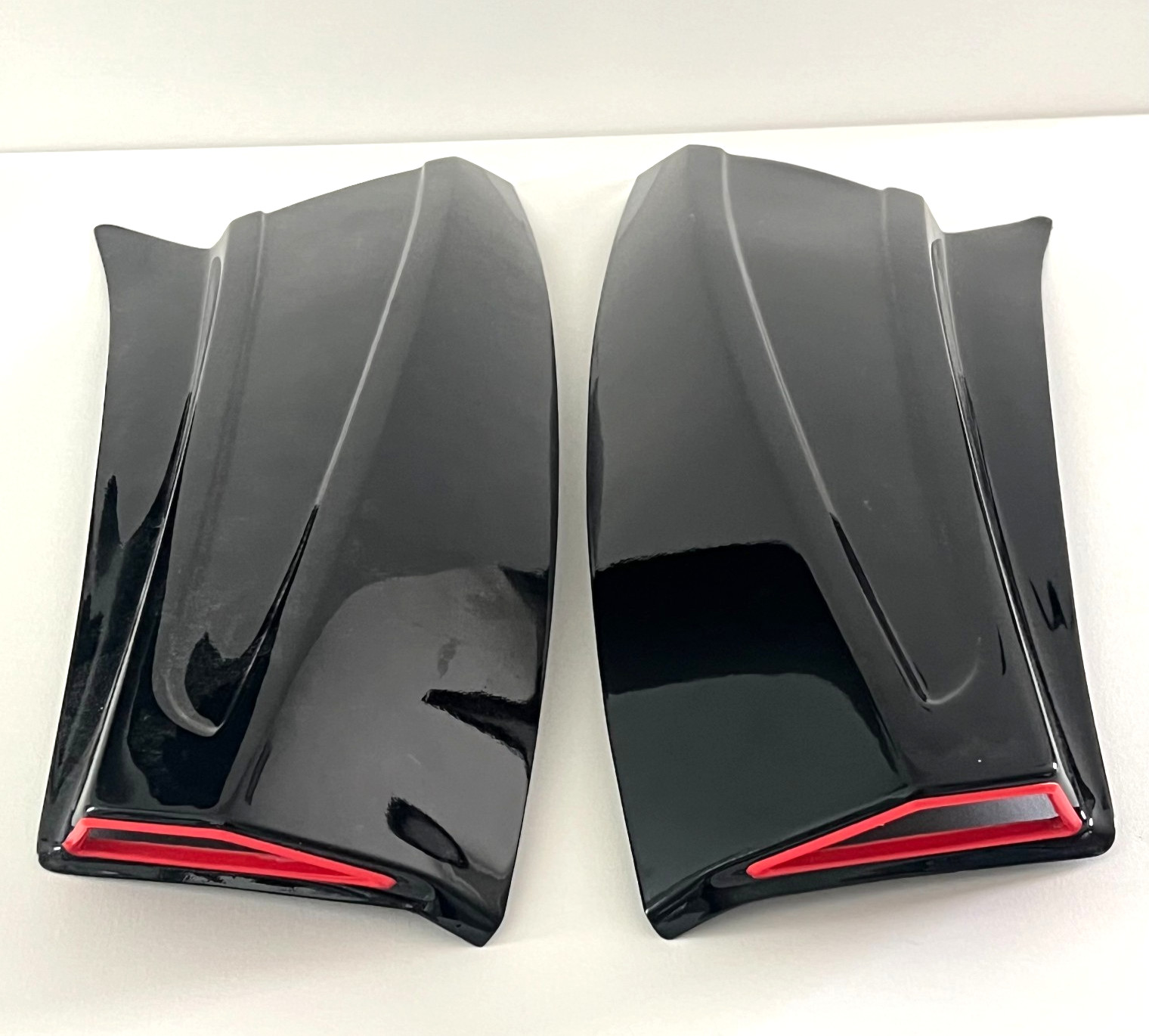 Mercury V8 Carbon Fiber Air Scoops 300R, 450R, and 500R custom with larger intak