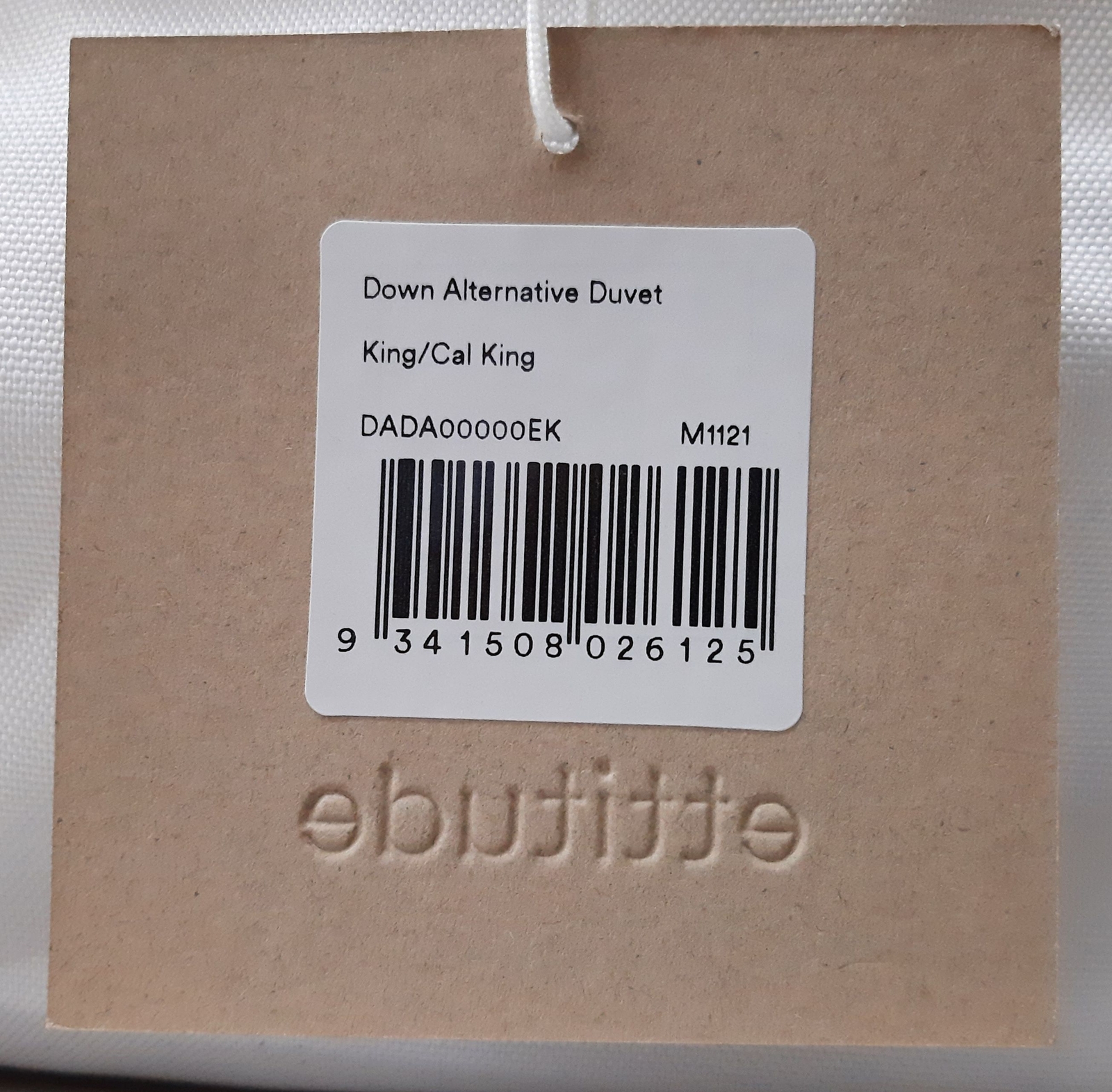 Ettitude Down Alternative Duvet Insert / Comforter King / California King White