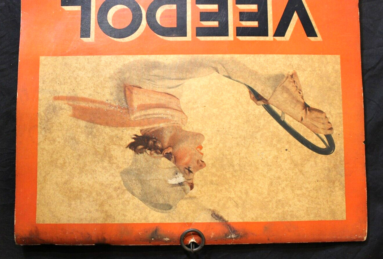 VTG. 1935 VEEDOL MOTOR OIL DEALER LUBRICATION GUIDE ~ TIDE WATER OIL COMPANY