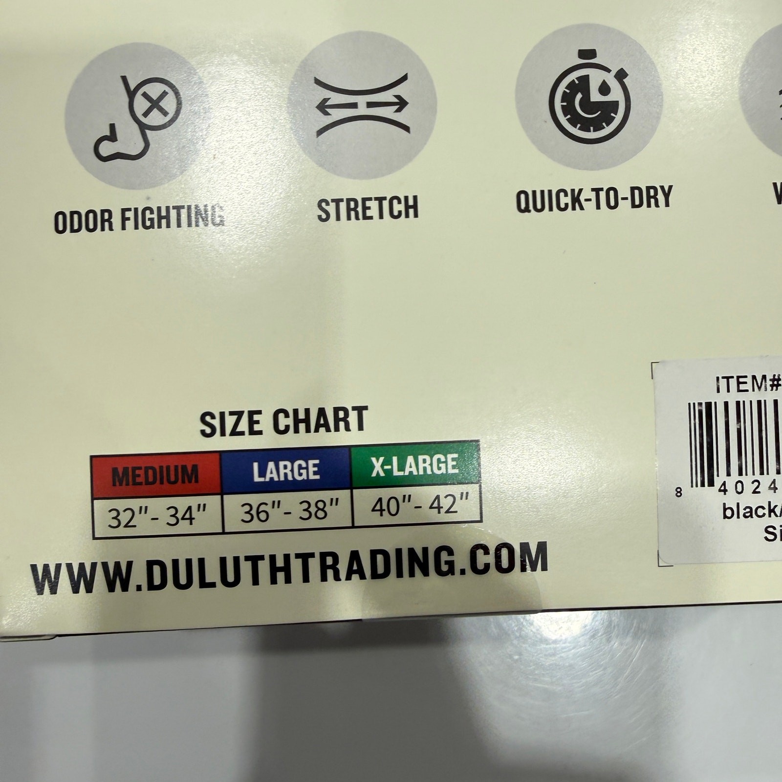 Duluth Trading Co Buck Naked Underwear Boxer Briefs Pack of 3 NEW Size XL