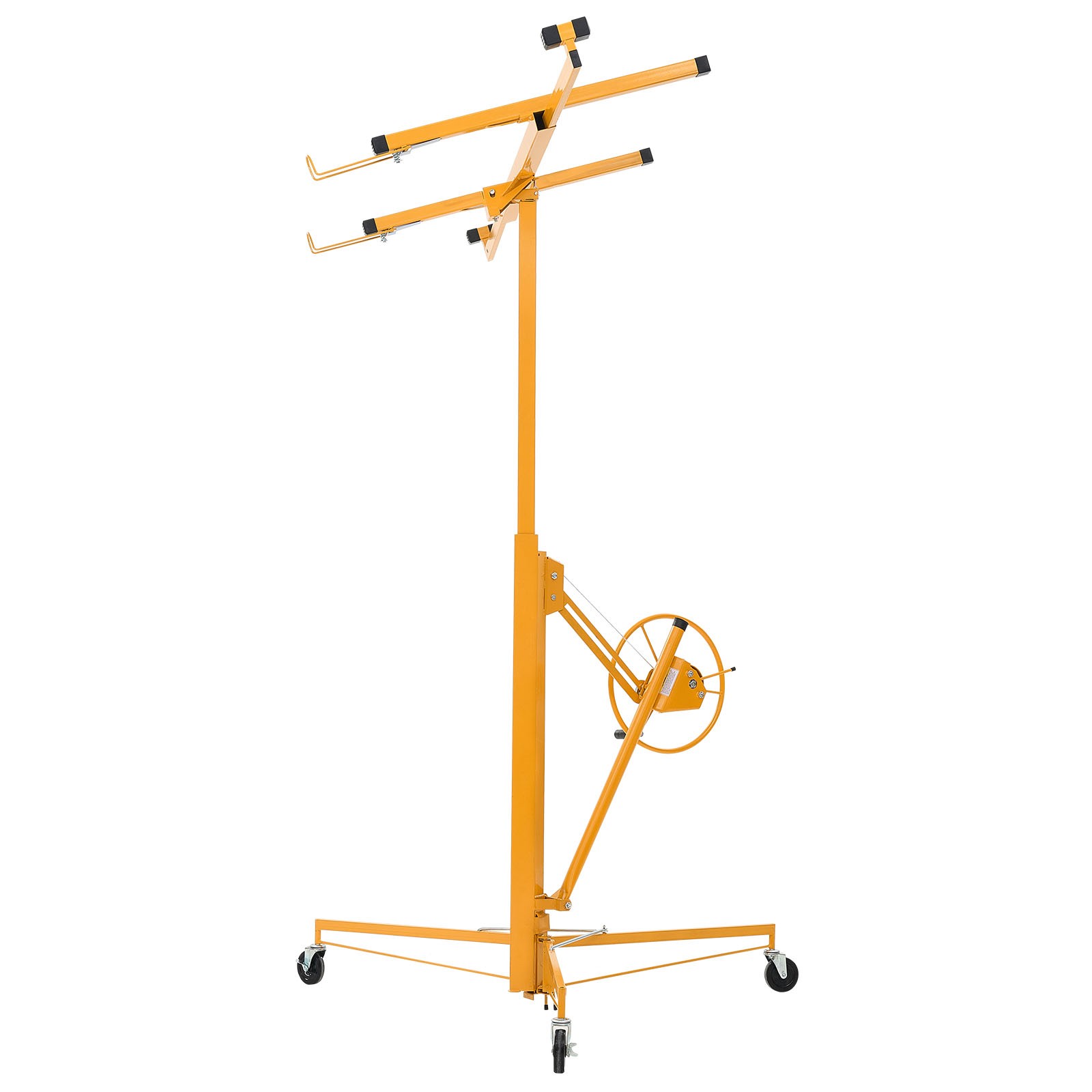 Uimoso 11Ft Drywall Lifter Sheetrock Hoist Lift Adjustable arm & Lockable Wheels