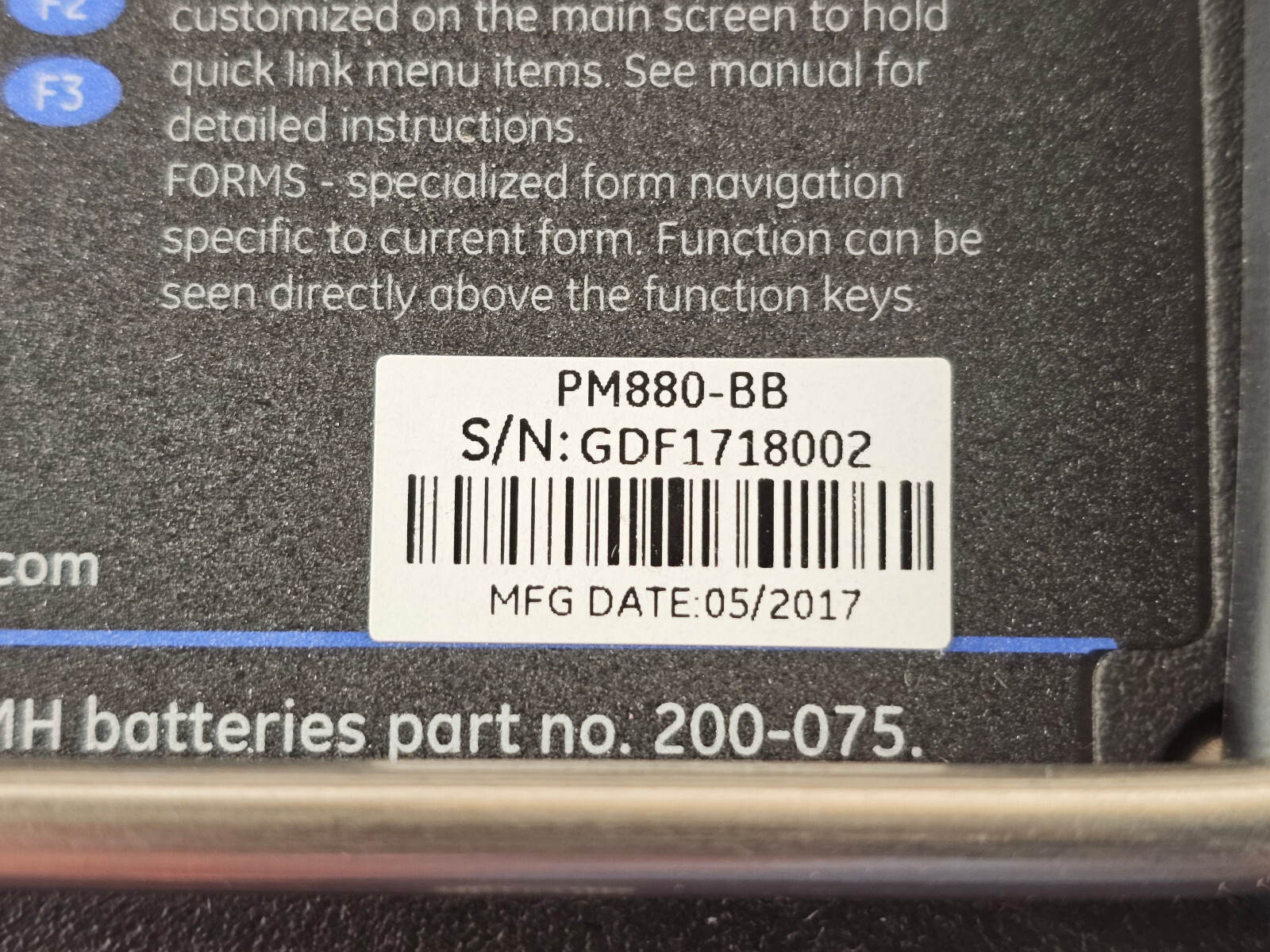 NEW GE Panametrics PM880 Portable Moisture Analyzer/Hygrometer PM880BB