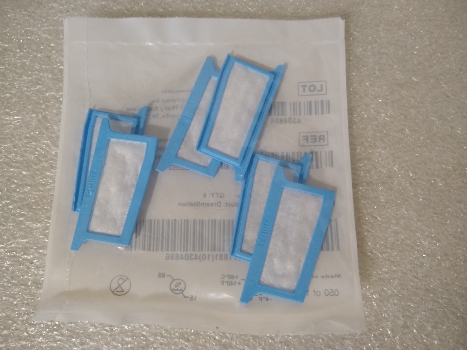 6 Pack New Sealed Philips Dreamstation Disposable Filters Filter 1122519