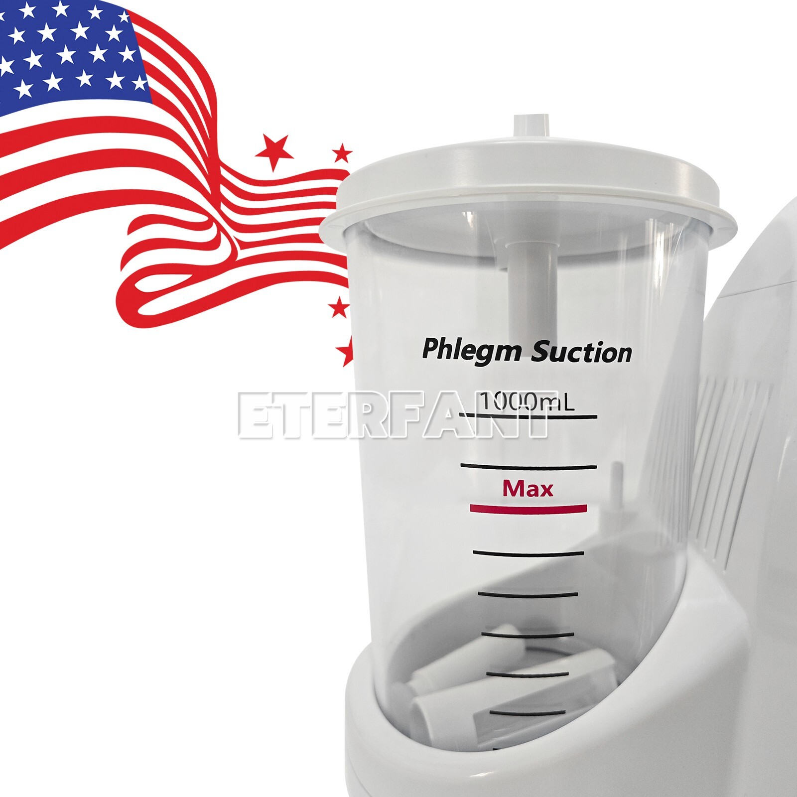 Dental Portable Suction Machine Oral Emergency Vacuum Phlegm Suction Unit 1000mL