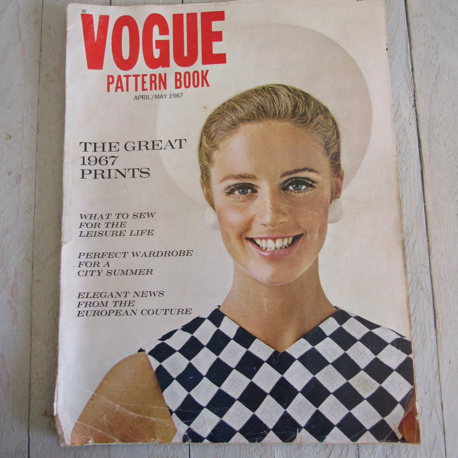 Vintage  Vogue Pattern Book April / May 1967 Fashion Sewing