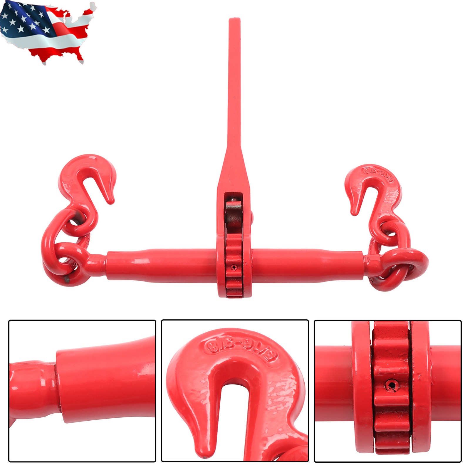 Tractor 39" Hay Spear With Fork 1600lbs Loading Capacity For Skid Steer Loader