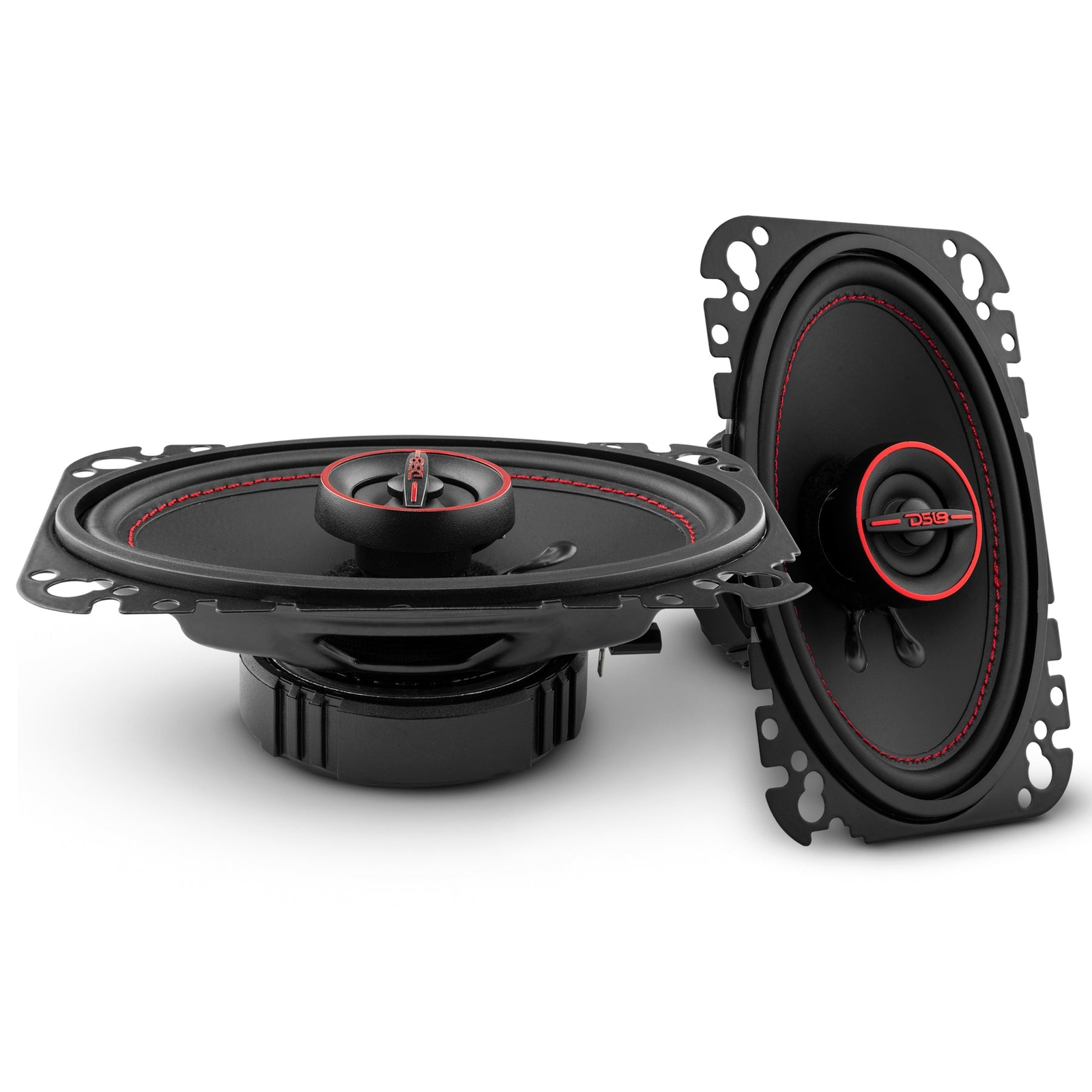 DS18 G4.6Xi 4x6 Car Speakers 2-Way Coaxial Speakers 135 Watts 4-Ohm - Pair