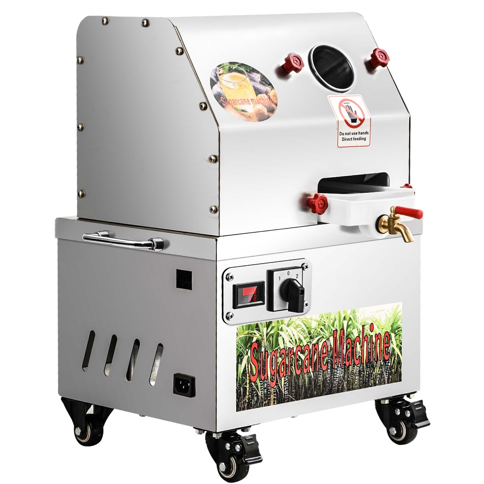 Commercial Sugar Cane Juicer Press Machine 304 Stainless Steel Juicing Machine