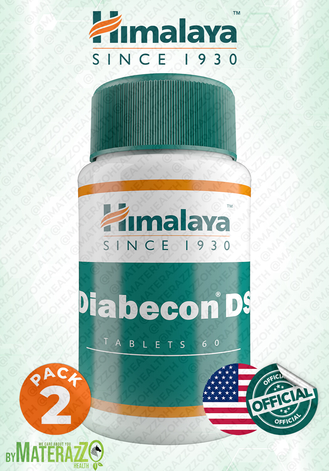 2 box 120 tablet USA  OFFICIAL DIABECON DS Insulin Blood Sugar Care