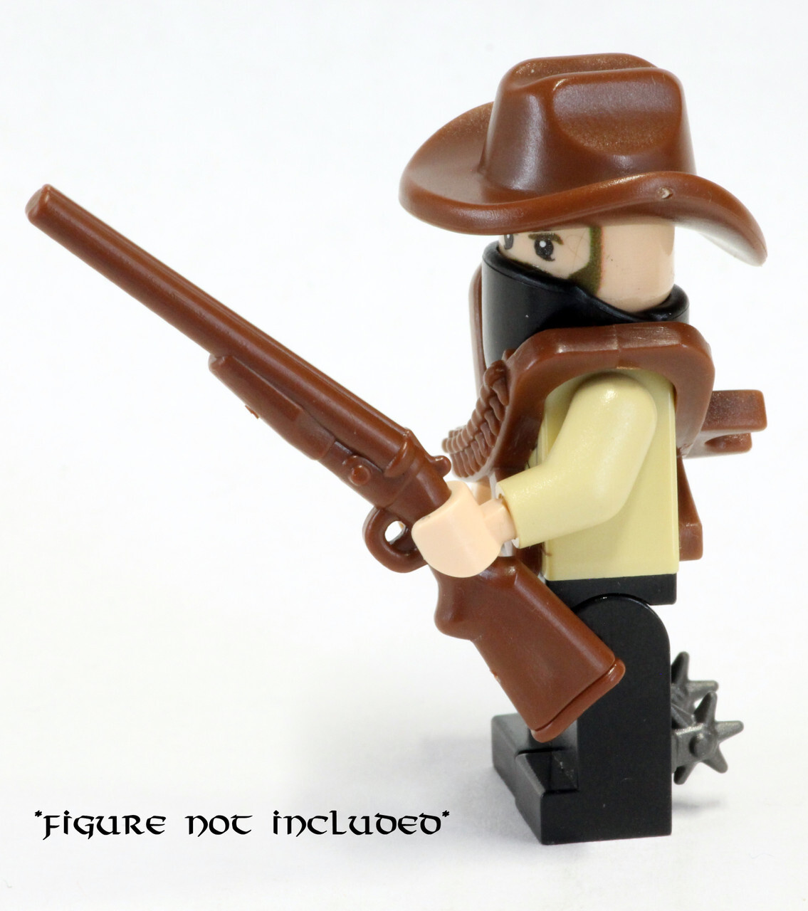 Brickwarriors Double Barreled Shotgun for Minifigures -Pick your Color!-